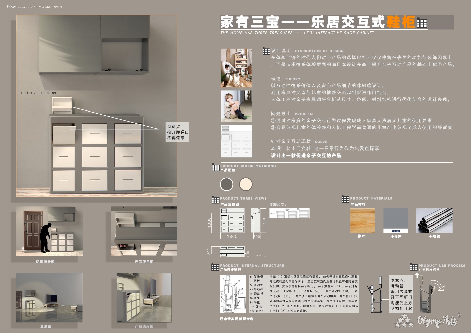 《家有三宝——乐居交互式鞋柜》 · XinYu Yue