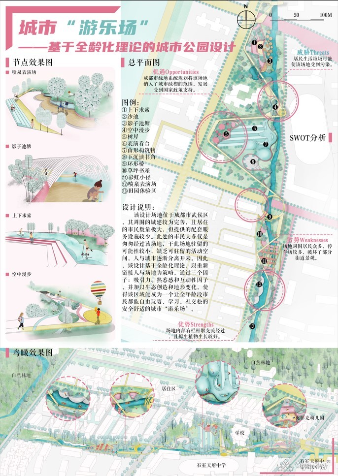 城市“游乐场” ——基于全龄化理论的城市公园设计 · 杨剑锋