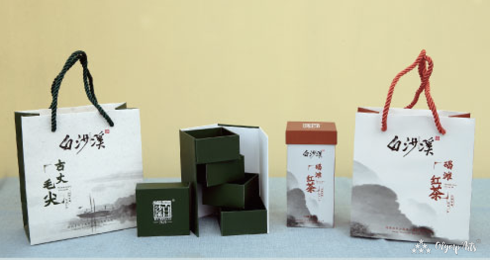 白沙溪“红绿茶”包装设计 · 刘格宁