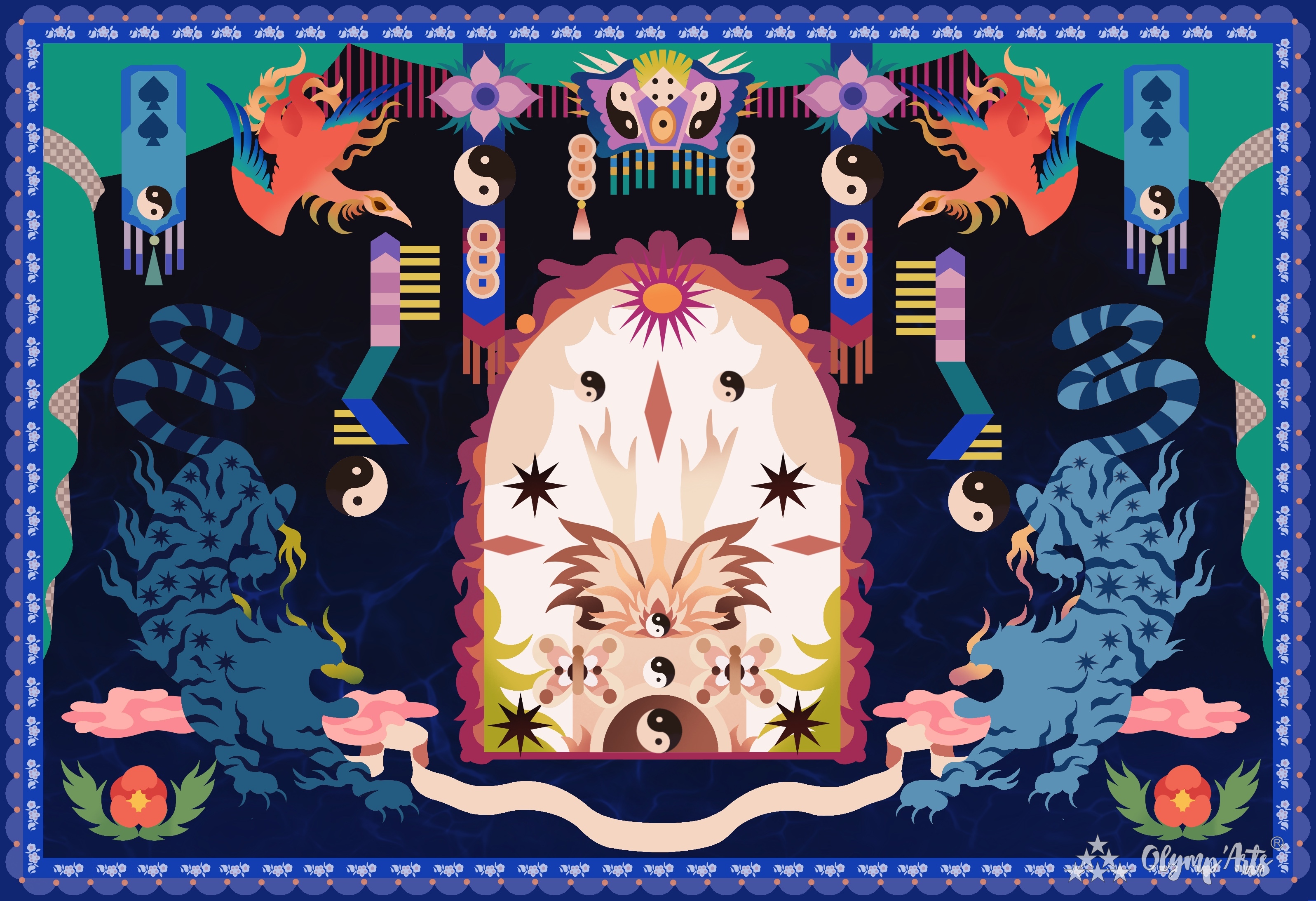 《节日花园·潮汕纸礼系列插画设计》 · 李涵