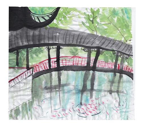 亭台小景 · 由云溪