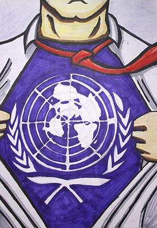超级和平英雄UN · 田语泽